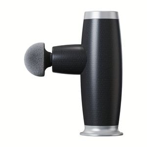 NNETM Electric Mini Massage Gun Portable Deep Tissue Massager for Back and Neck(Black)