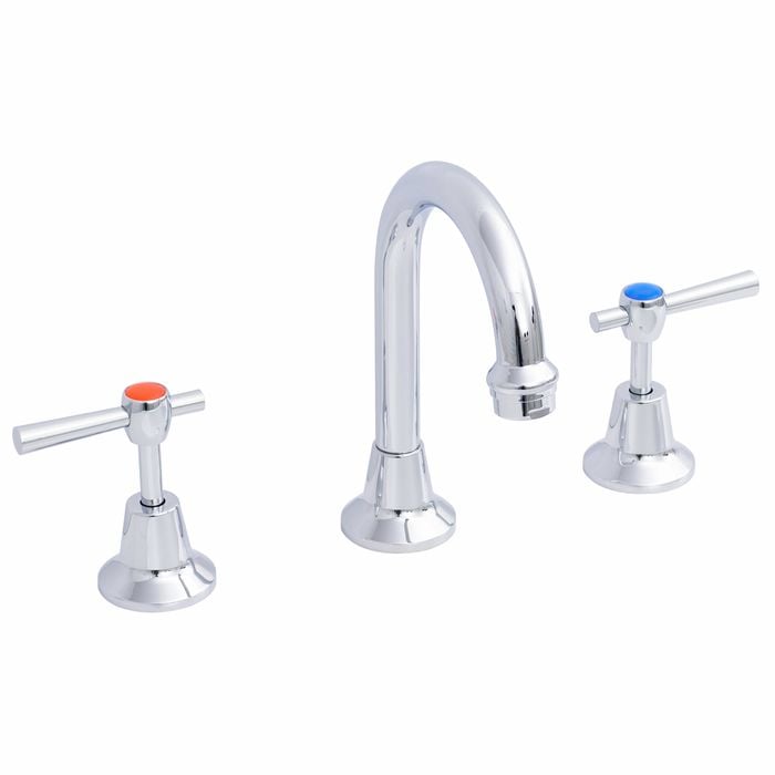 evekare WELS 4 star 7.5L/min 1/4 Turn Lever Basin Set With Red And Blue Indicators
