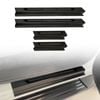 AUSGO Black ABS Door Sill Protector for ISUZU MUX MU-X 2021-Onwards Scuff Plate Cover