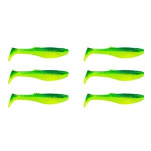 2x 3PK 5.5In Rapala Crush City Heavy Plastic Paddle Tail Lures -Budgie SL Flake