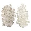 1-100 Cattle Number Ear Tag Set - Round White Pig Sheep Goat Livestock Label