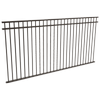 ProtectorAl 2400 x 1200mm Black Aluminium DTR All Up Pool Fence Panel