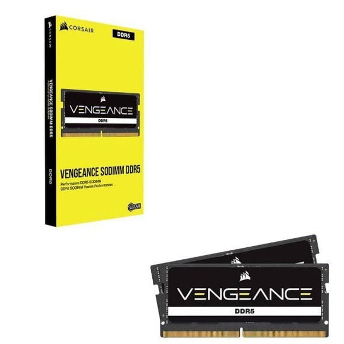 新品未使用 Vengeance SODIMM DDR5 32GB 4800MHz CORSAIR VENGEANCE 32GB (1x32GB) DDR5 4800MHz C40 SODIMM Laptop
