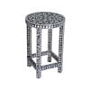 Mother Of Pearl Monochrome Harmony Side Table