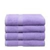 LINENOVA 4 Pack Bath Towel Set 100% Cotton Extra Soft Towels 68 x 132cm - Lavender