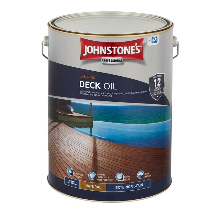 Johnstone's 10L Natural Decking Oil