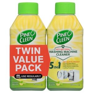 Pine O Cleen 250mL Lemon And Lime Anti-Bacterial Washing Machine Cleaner - 2 Pack