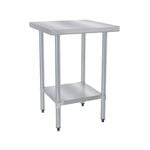 Lce Wt6-0600 Stainless Steel Workbench With Undershelf 610x 610 X 900mm