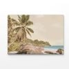 Palm Trees With Beach  Print 100% Australian Made 90 x 60cm  (Acrylic)