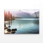 Blue Lake in Canada   Print 100% Australian Made 50 x 40cm  (Acrylic)