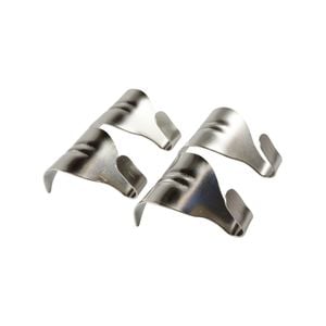 Everhang 10kg Nickel Plated Picture Hanging Moulding Hook - 4 Pack
