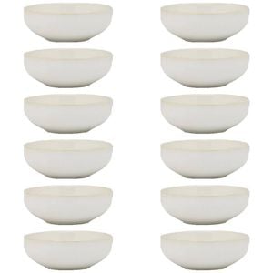 12PK Ecology Element Stoneware Bowl Tableware 11cm - Blanc