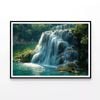 Waterfall in National Park   Print 100% Australian Made 90x60cm  (Poster)