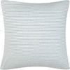 Gioia Casa 100% Jersey Cotton European Pillowcase - Soft, Breathable, and Stretchy - Sage Stripe - 65cm x 65cm