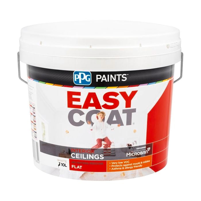 PPG Paints 10L White Easycoat Ceiling Paint