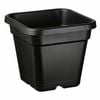 IP Plastics 10L (26cm) Black Square Pot Black