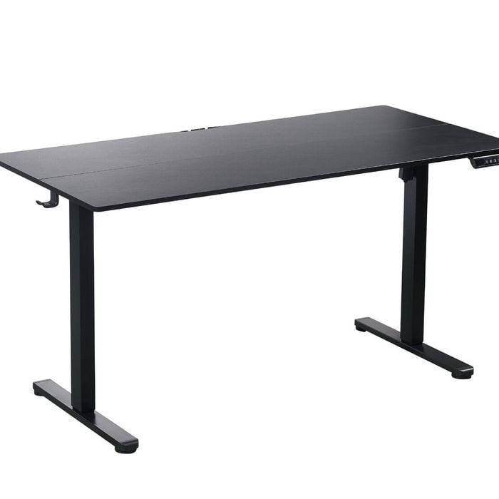 140 x 70cm Electric Standing Desk Height Adjustable Motorised Electric Sit Stand in Black