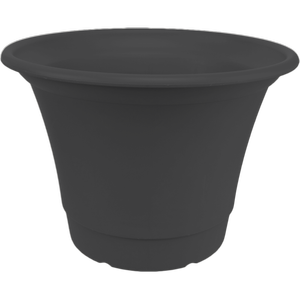 Yates 300mm Monument Tuscan Round Plastic Pot - Grey 373mm