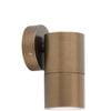CLA Lighting Exterior Pillar Fixed Wall Light Aged Brass