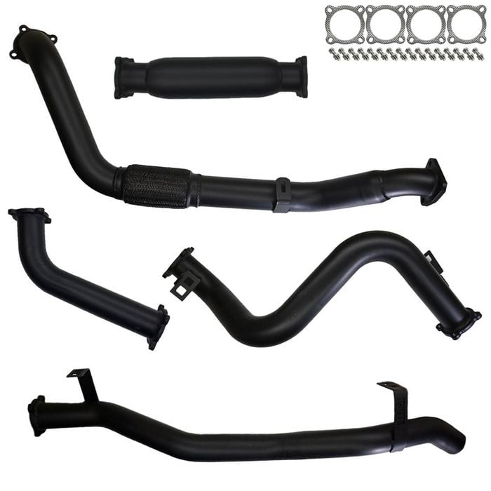 Ignite Exhausts Turbo Back For Toyota Landcruiser 79 Series V8 S/cab 3" No Cat & Hotdog 409 Stainless Steel