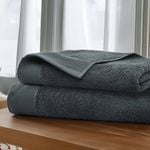Bedding King 100% Pure Egyptian Cotton Bath Towel - Cadet Grey