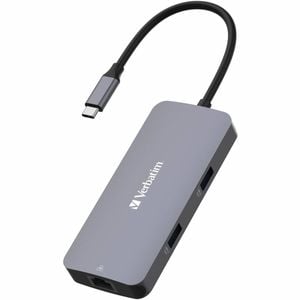 Verbatim USB Type C Docking Station for Notebook/Monitor/Desktop PC - Charging Capability