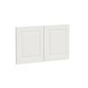 Kaboodle 800mm Gloss White Heritage Farmhouse Sink Doors - 2 Pack