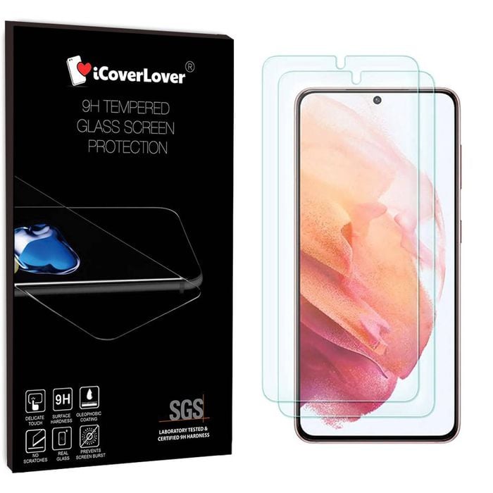 Icoverlover [2-pack] For Samsung Galaxy S21+ Plus Glass Screen Protector