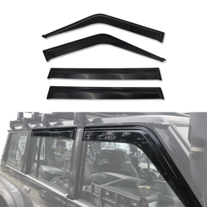 AUSGO Luxury Weather Shields for Nissan Patrol Y60 GQ Auto Miror 1988-1997 Weathershields Window Visors Wind Deflectors