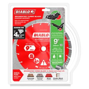 Diablo Diamond Disc  9" Diamond Segmented Turbo Cut Off