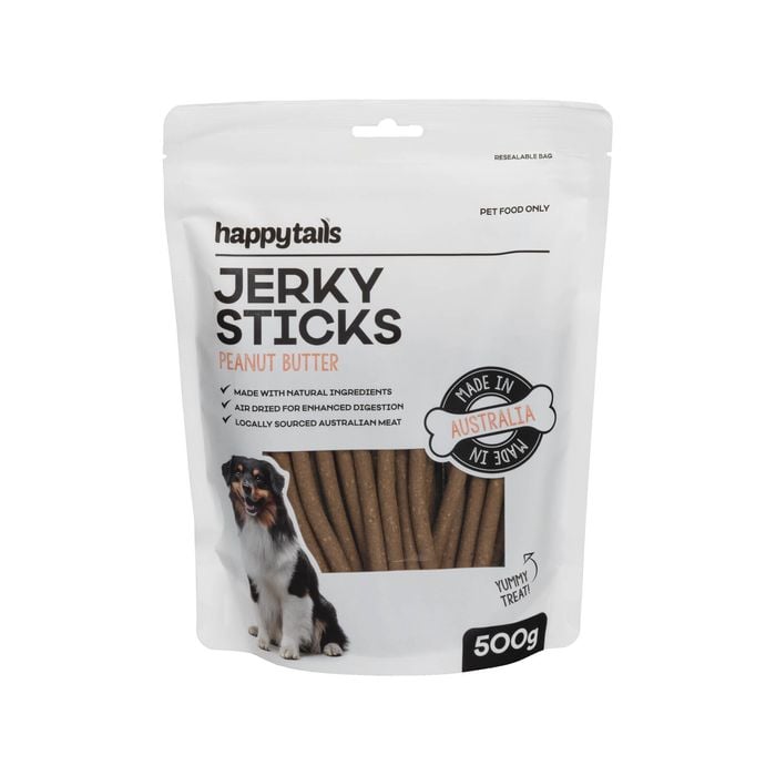 Happy Tails 500g Peanut Butter Sticks Dog Treats