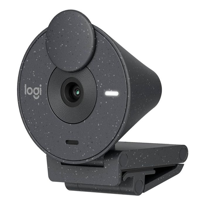 Logitech Brio 300 Full HD Webcam w/ Privacy Shutter 960-001437- Black