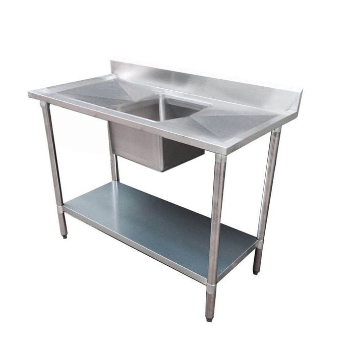 Modular Systems Single Sink Bench Centre 1800x600x900mm 1800-6-ssbc