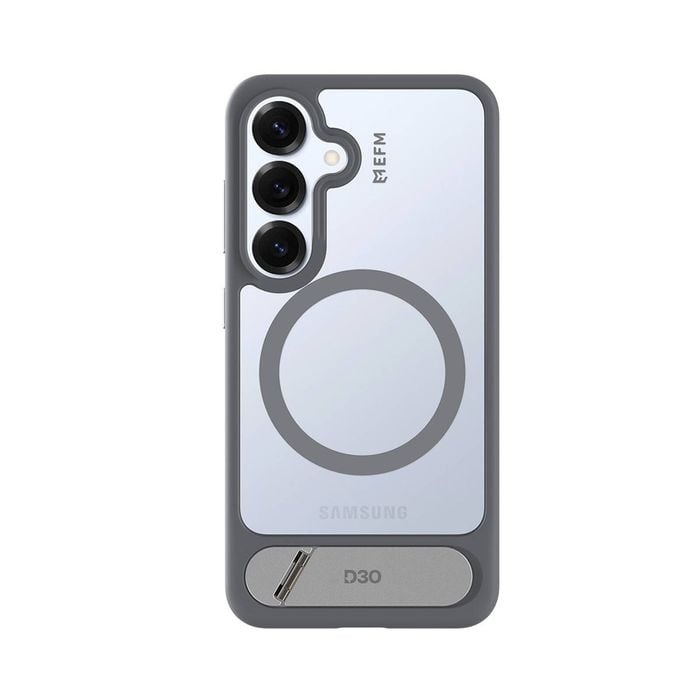 EFM Alta Case with D3O BIOFor Samsung Galaxy S25+ - Grey/ Clear
