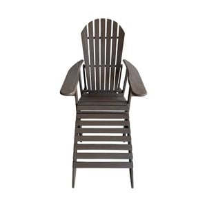 Luna Adirondack Outdoor Sunlounge Chair with Leg Rest