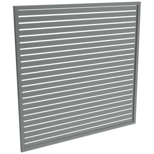 ProtectorAl 1001-2000W X 1001-2000H Monument Aluminium Welded Slat Panel Horizontal 18mm Gap