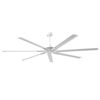 Parrot Uncle 213cm White HVLS 7-Blade Aluminium Extra Large DC Motor Ceiling Fan With Remote