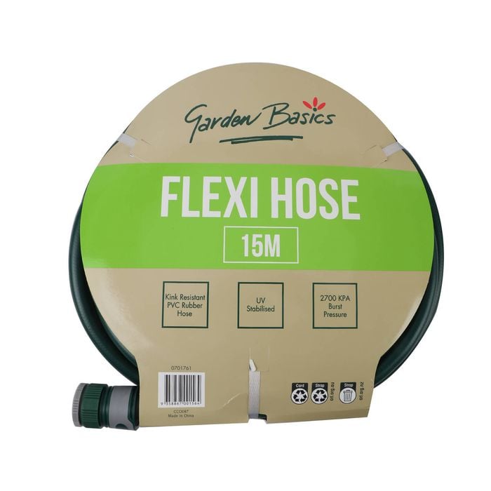 Garden Basics 12mm x 15m Flexi Garden Hose