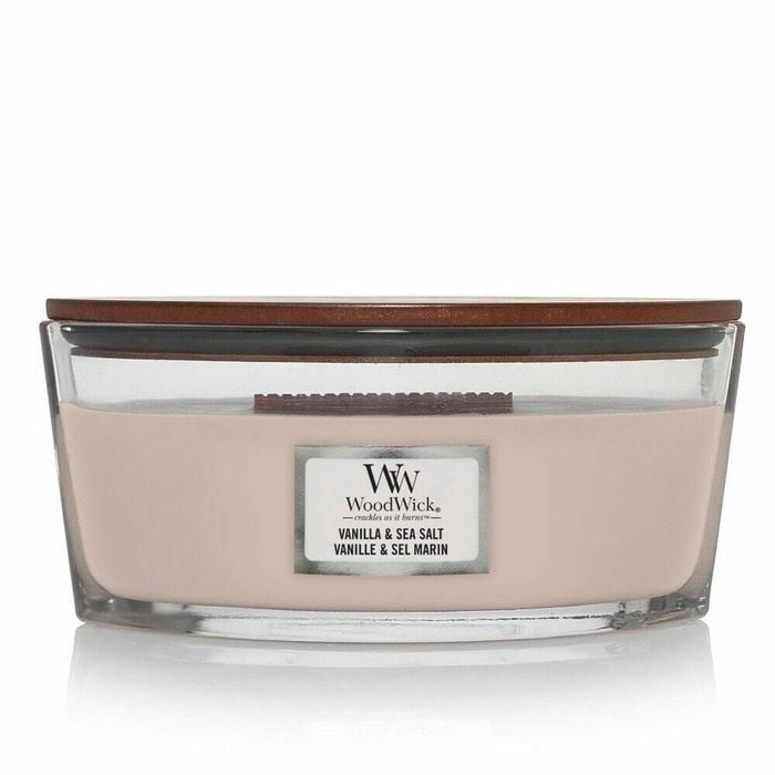 WoodWick Candle - Ellipse Vanilla & Sea Salt