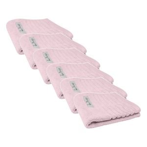 6x Bas Phillips Hayman Zero Twist Face Washer Towel 600gsm Cotton 33cm Orchid