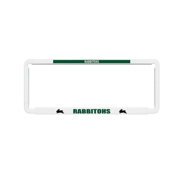 1x OFFICIAL NRL South Sydney Rabbitohs Car Number Plate Frame Cover Surround