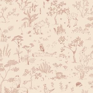 Wallpaper Trader Hollie Wallpaper Roll 10.05m x 53cm, Terracotta