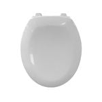 Haron Soft Close White Polypropylene Toilet Seat