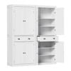 Artiss 2x Buffet Cabinet Sideboard Pantry 184cm White