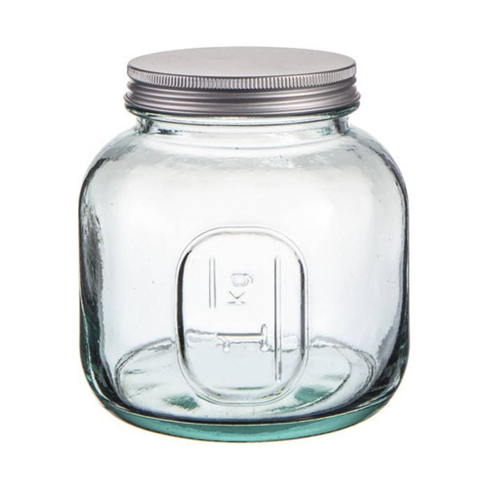 Ladelle Eco Recycled Rustico 1000ml Clear Storage Jar