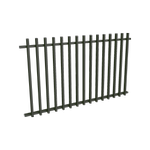 ProtectorAl 1800 W x 1050 mm H Woodland Grey Aluminium Batten Balustrade Panel