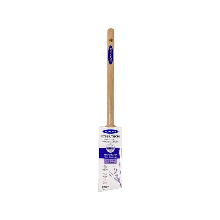Monarch Expertech 38mm X-Tech Oval Angle Paint Brush - 38mm