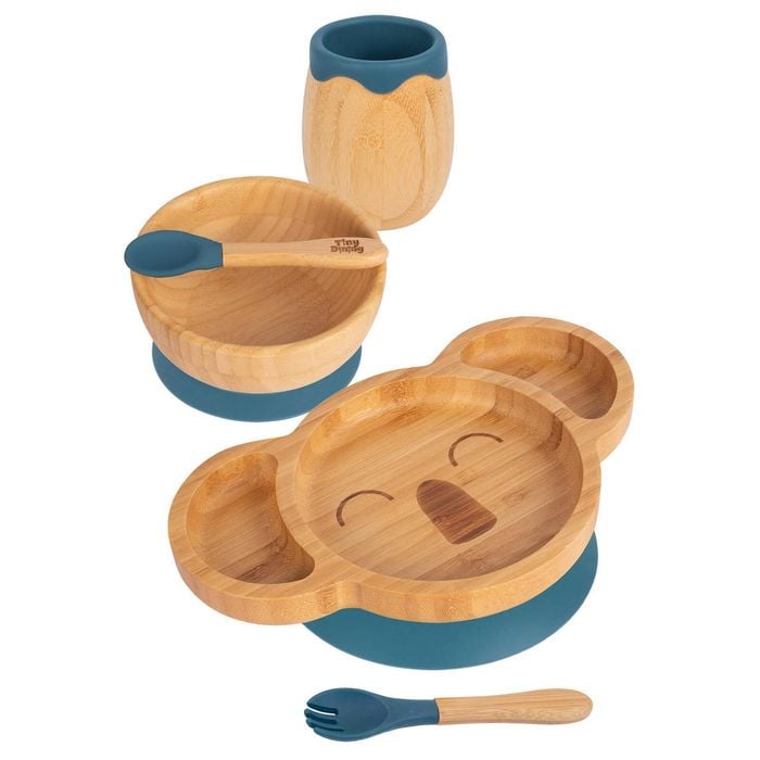 Tiny Dining 5pc Bamboo Koala Baby Weaning Set