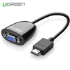 UGREEN HDMI To VGA Converter Without Audio - Black