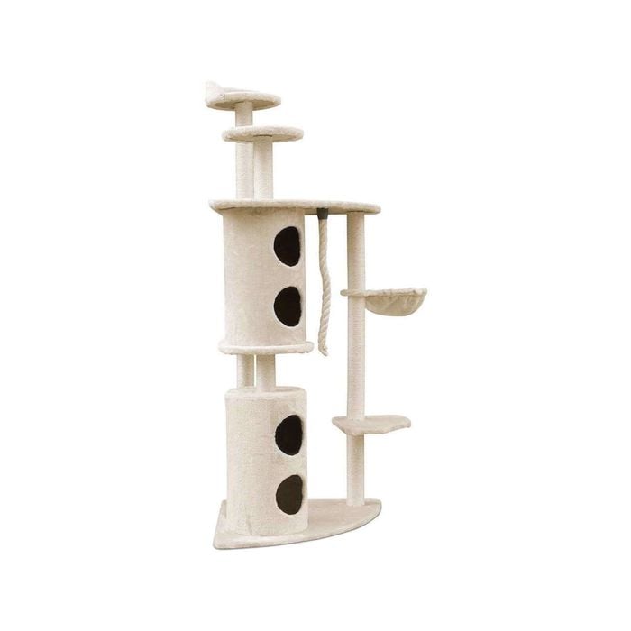 YES4PETS 170cm XL Multi Level Cat Scratching Post Tree Post House Tower-Beige